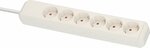 extension lead 6-way white 1,5m H05VV-F 3G1,5