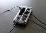 Technics extension lead 8-way Duo black 3m H05VV-F 3G1.5 with every 4 sockets switched