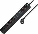 Connect WiFi extension lead 6-way 1,5m H05VV-F3G1,5 black