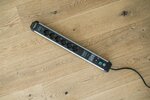 60.000A Extension Lead with Surge Protection with Power Delivery USB-Charger 6-way 3m H05VV-F 3G1,5