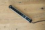 60.000A extension lead with surge protection 6-way 5m H05VV-F 3G1,5