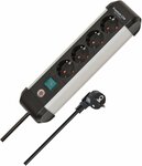 Premium extension lead with switch 4-way 1.8m H05VV-F 3G1.5