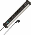 Extension Lead With USB-Charger 6-way 3mH05VV-F 3G1.5