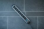 Premium extension lead  with switch 8-way 3m H05VV-F 3G1.5