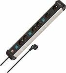 Technics extension lead 6-way 3m H05VV-F 3G1,5 3x 2-way switchable sockets
