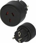 Travel Adapter Australia, China earthed