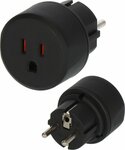 Travel Adapter USA, Japan earthed