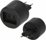 Travel Adapter USA Euro with 2,5A fuse