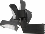 LED floodlight WS 2050 S, 1680lm, IP44, black