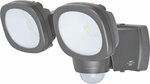 Battery LED Light LUFOS 420 with infrared motion detector IP44 2x240lm