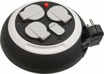 Cable Box with USB-Charger black white 3m H05VV- F3G1.5