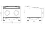 Blasting Cabinet Table Model 80 L