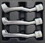 Open pipe wrenches (1/2) 14 - 17 - 19 mm