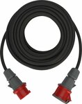 extension cable IP44 25m black H07RN-F 5G2.5 5-pin 400V 16A
