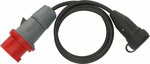Adapter Cable IP44 1.5m black H07RN-F 3G1.5 CEE plug 400V 16A