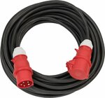 extension cable IP44 25m black H07RN-F 5G4,0 5-pin 400V 32A