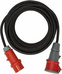 extension cable IP44 with phase inverter 25m black H07RN-F 5G2,5 CEE 400V 16A