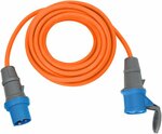 CEE Extension Cable IP44 for Camping Maritim 10m H07RN-F 3G2.5 orange CEE 230V 16A plug and socket