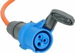 CEE Extension Cable IP44 for Camping Maritim 25m H07RN-F 3G2.5 orange CEE 230V 16A plug and socket