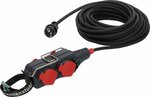 Powerblock with Extension Lead PB 1100 IP54 4-gang 15m schwarz H07RN-F 3G1,5