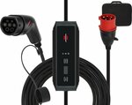 Portable EV charger type 2 CEE 11kW with 8m cable