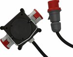 Compact Rubber Power Distributor BSV 3 2 32 IP44, 2m H07RN-F 5G6,0, 2x CEE 400V 32A