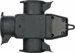 Earthed rubber coupling 3-fold IP44