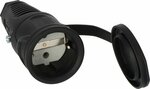 Rubber coupling with earthing contact 230V 16A IP54