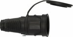 Rubber coupling with earthing contact 230V 16A IP54