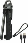 Rechargeable LED hand lamp HL 400 AC, 400lm + spot 120lm + light source on the back 200lm