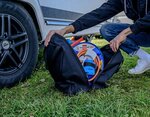 Transport and storage bag for cable reels