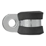 Cable clamp 10 mm with rubber protection x10 pieces