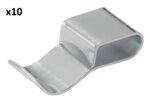 Chassis clip 28mm for cable x10 pieces
