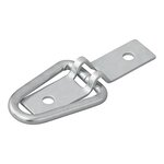 Cargo lashing D-ring 2 parts 72 x 16 mm