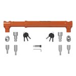 Wheel clamp Gemini for double axle