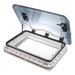 Roof hatch 700x500 mm without permanent ventilation transparent led