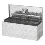 Tool box aluminium for trailerside 600 x 250 x 250 mm