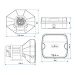 Trailer lights LED with magnets wireless (Bluetooth) 13-pole