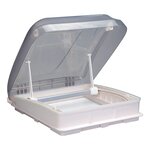 Roof hatch 400x400 mm without permanent ventilation transparent led