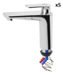 Mixer tap Vector S Kitchen dia 33 mm chrome x5 pieces