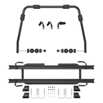 Drawbar bicycle carrier black
