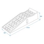 Drive-on ramp - set of 2 pieces