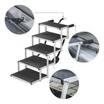 Dog stairs aluminum foldable