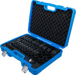 Impact Socket Set Hexagon (1/2) Drive 9 - 30 mm 40 pcs