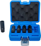 Twist Socket Set (Spiral Profile) / Screw Extractor deep (3/8) Drive 10 - 16 mm 5 pcs