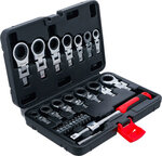 Push-Fit Ratchet Ring Wrench and Bit Set 6 - 20 mm 27 pcs