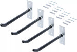 Wheel Rim Wall Hook Set 250 mm 4 pcs