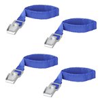 Bicycle straps with metal buckle for bicycle carrier 4 pieces