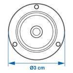 Spirit level round x5 pieces