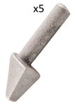 Weld-on hinge post 50mm for trailer hinge x5 pieces